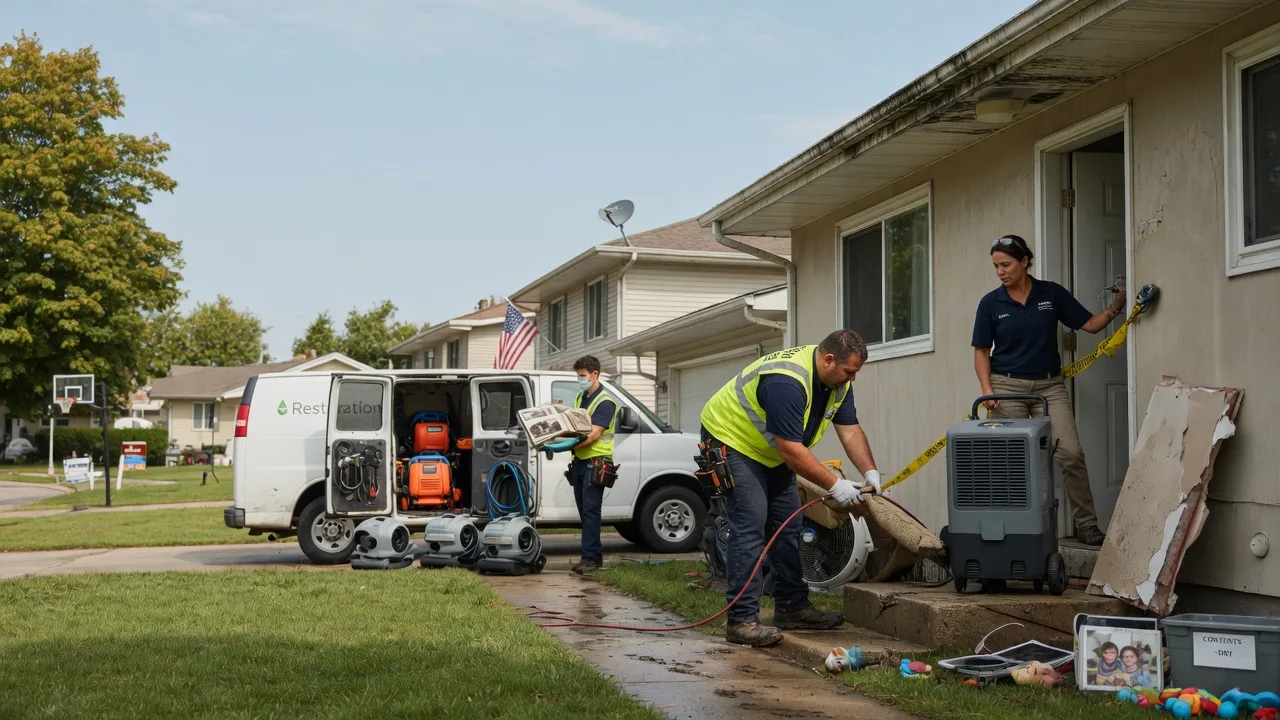 Water Damage Restoration in Rew, PA near me